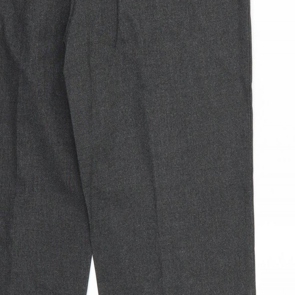 Marks and Spencer Boys Grey Carrot Trousers Size 15 Years