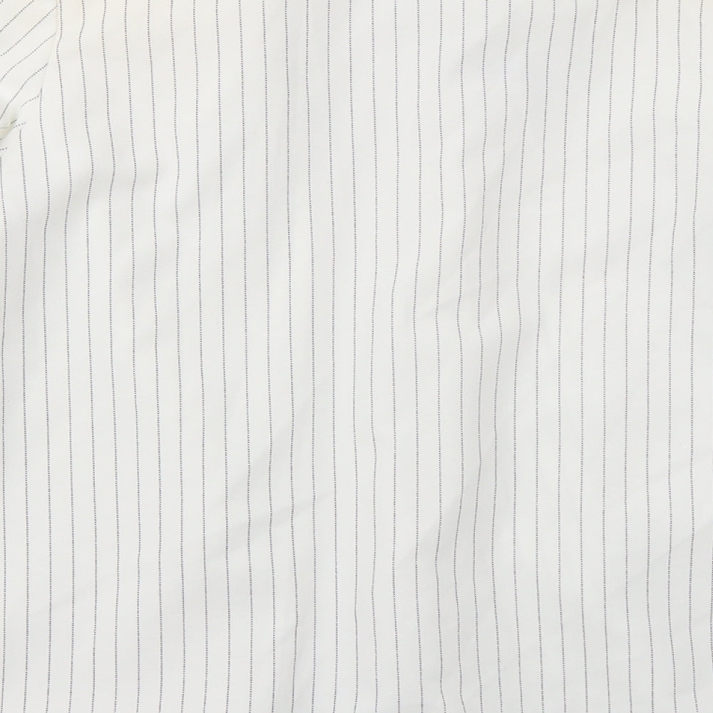 Maia Hemera Womens White Jacket Blazer Size S - shoulder pads