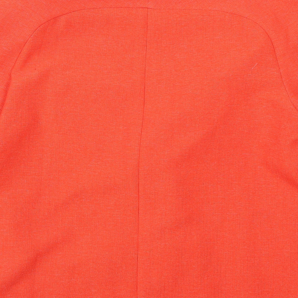 Preworn Womens Orange Jacket Coat Size M