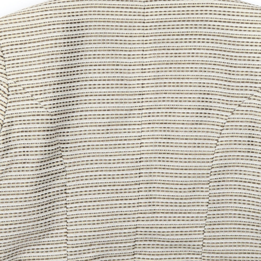 H&M Womens Beige Jacket Blazer Size 12