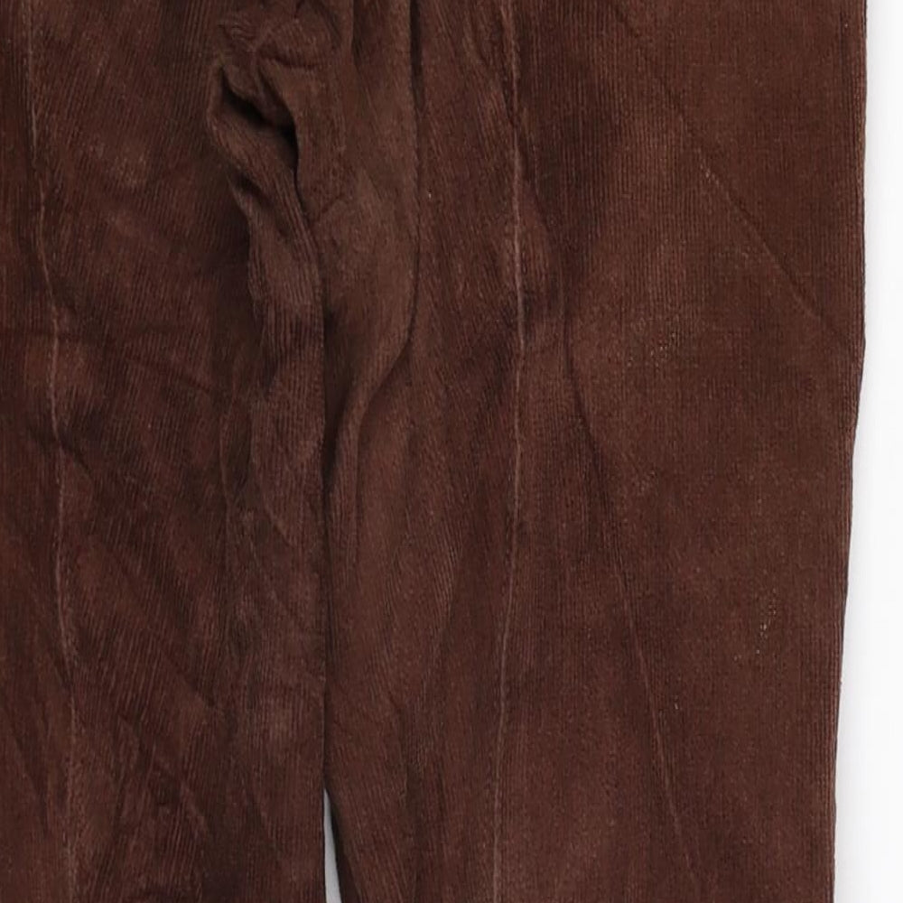 Gallop Womens Brown Corduroy Trousers Size 32 in L25 in