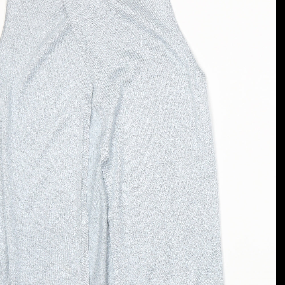River Island Womens Blue Knit Vest Jumper Size 10