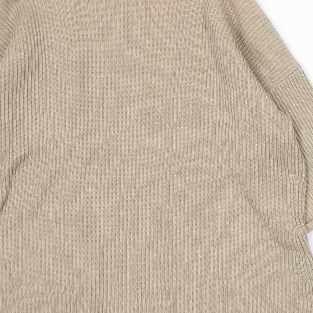Changes By Together Womens Beige Knit Cardigan Jumper Size 12