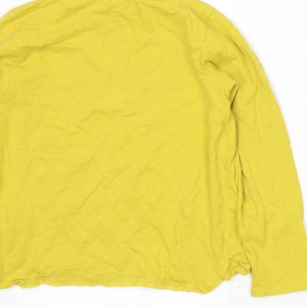 RESERVED Girls Yellow Jersey Basic T-Shirt Size 8 Years