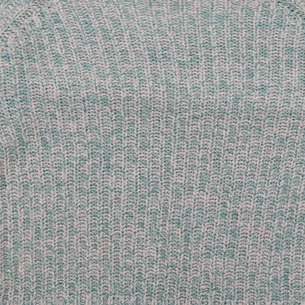 New Look Girls Green Knit Pullover Jumper Size 10-11 Years