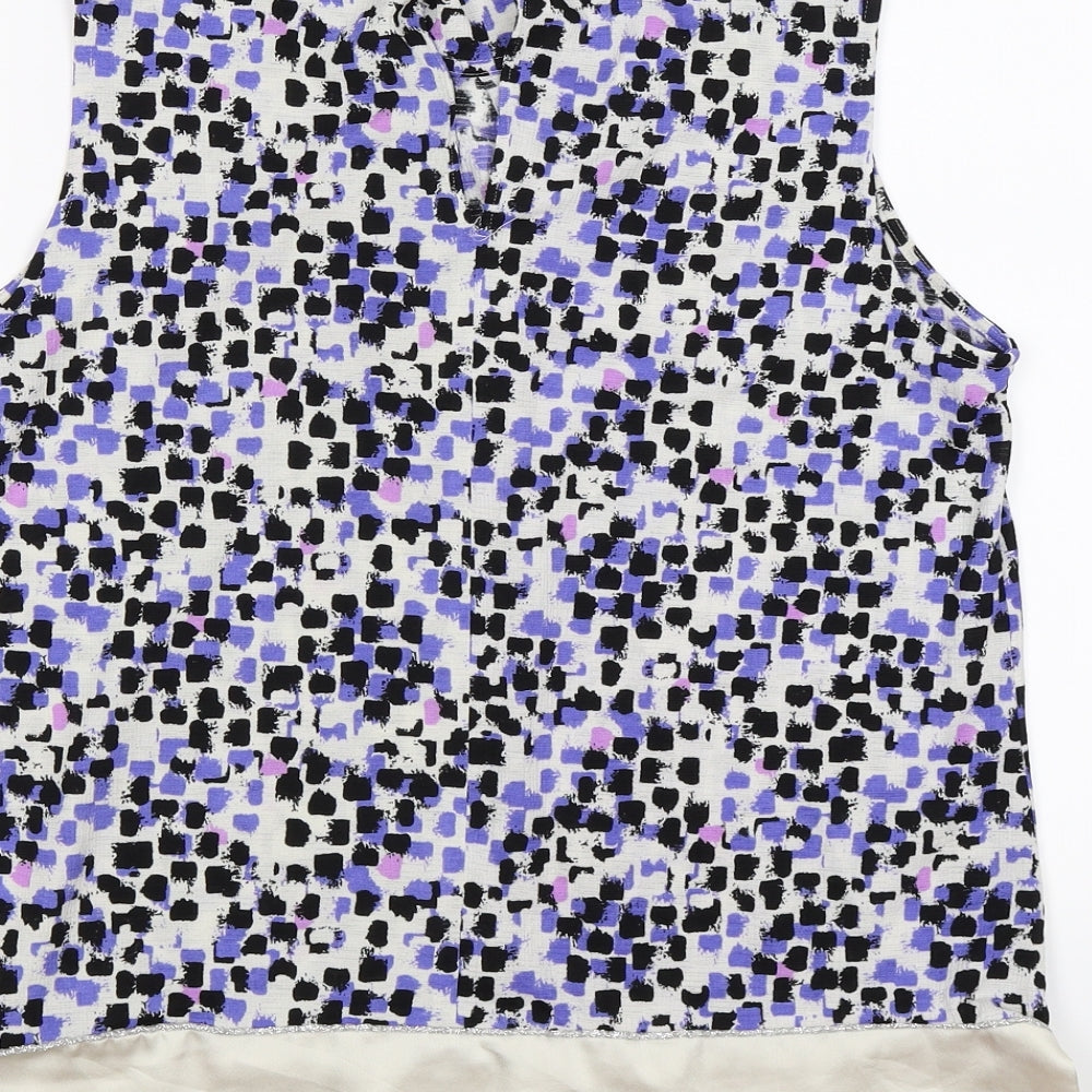 NEXT Womens Purple Colourblock Tunic Tank Size 12