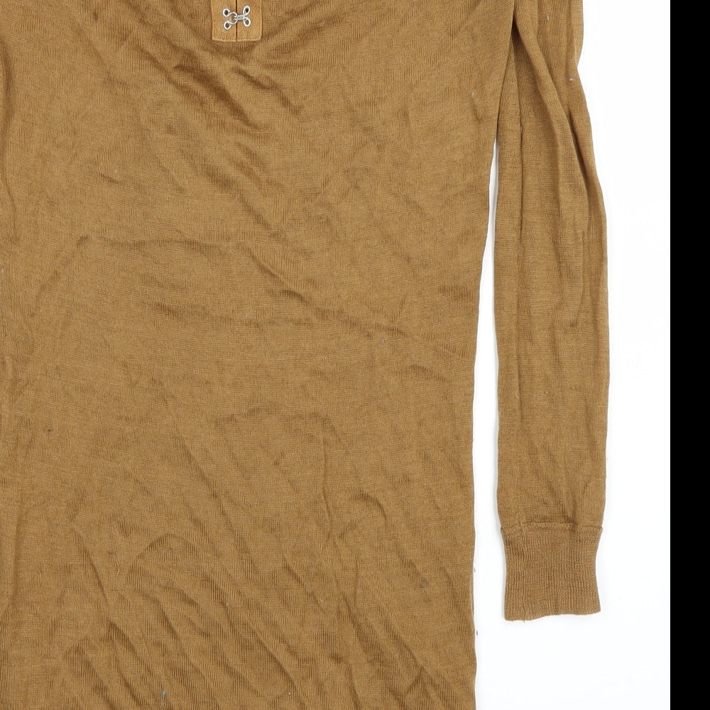 ASOS Womens Brown Basic T-Shirt Size 6