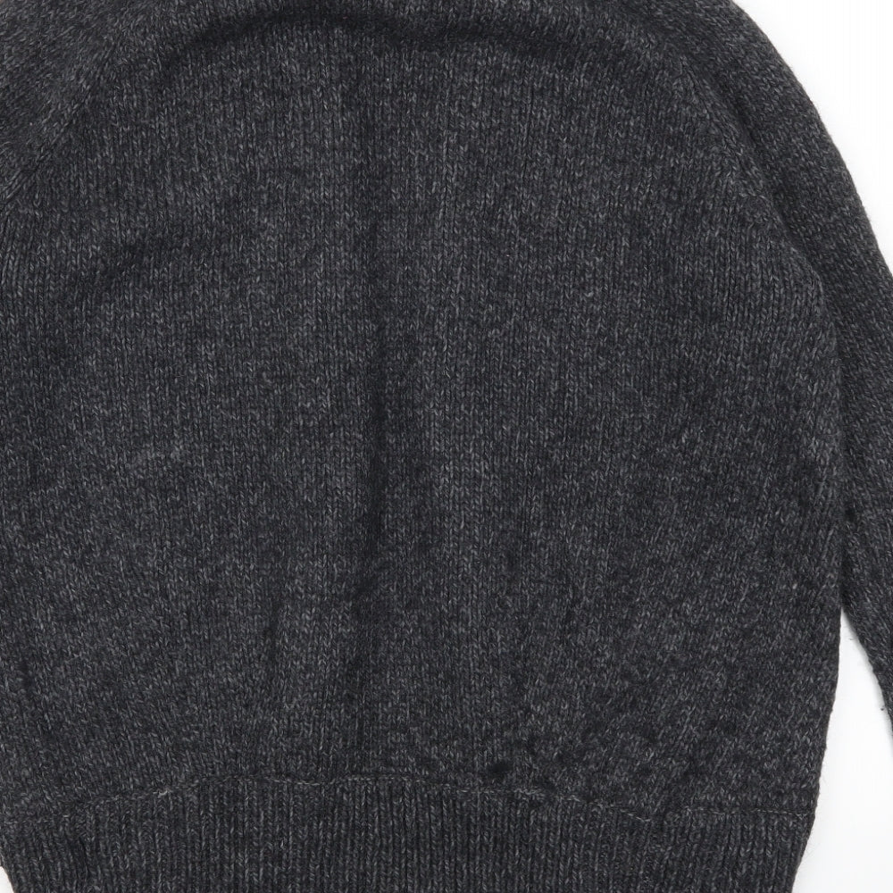 Soon Womens Grey Cardigan Jumper Size S