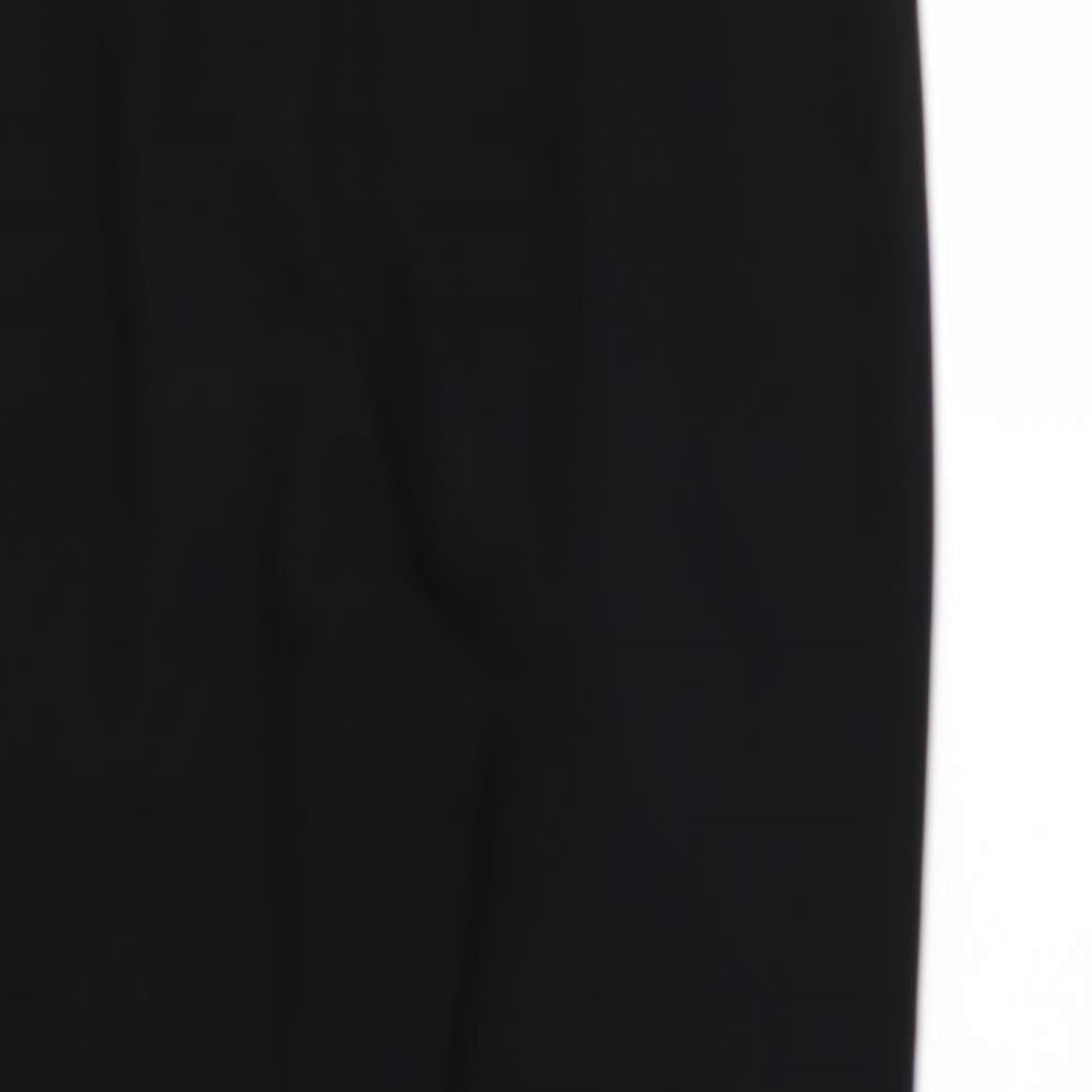 River Island Womens Black Rayon Trousers Size 8 L26 in