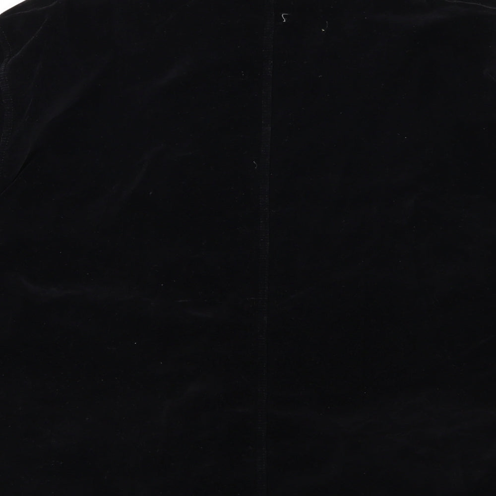 Lilley Whittingham Womens Black Velour Jacket One Size