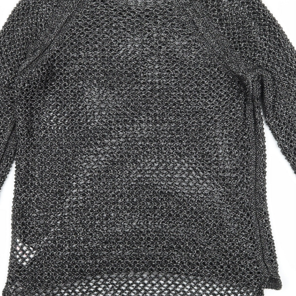 Papaya Womens Grey Knit Pullover Jumper Size 10