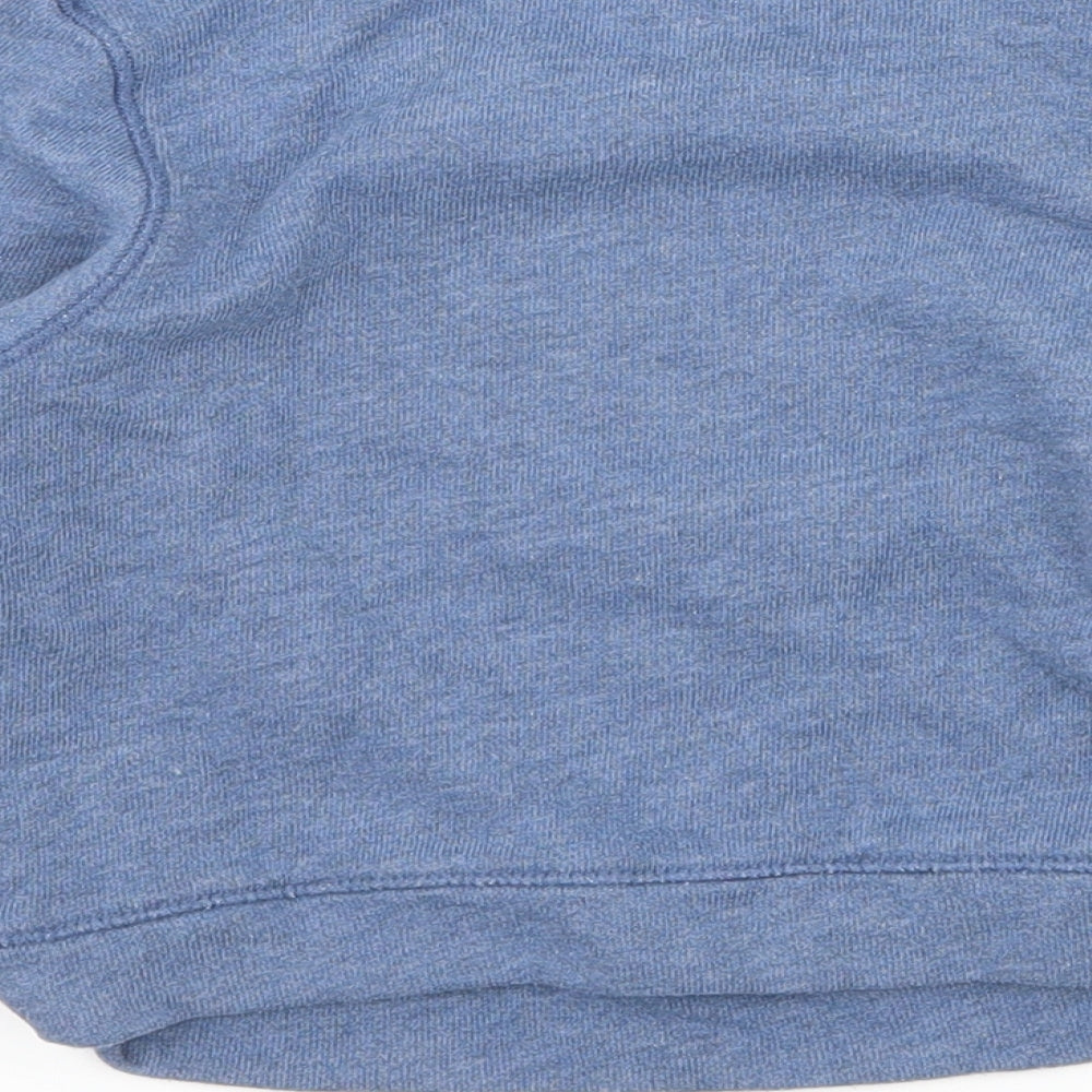 John Lewis Girls Blue Jersey Pullover Sweatshirt Size 2 Years - Love heart
