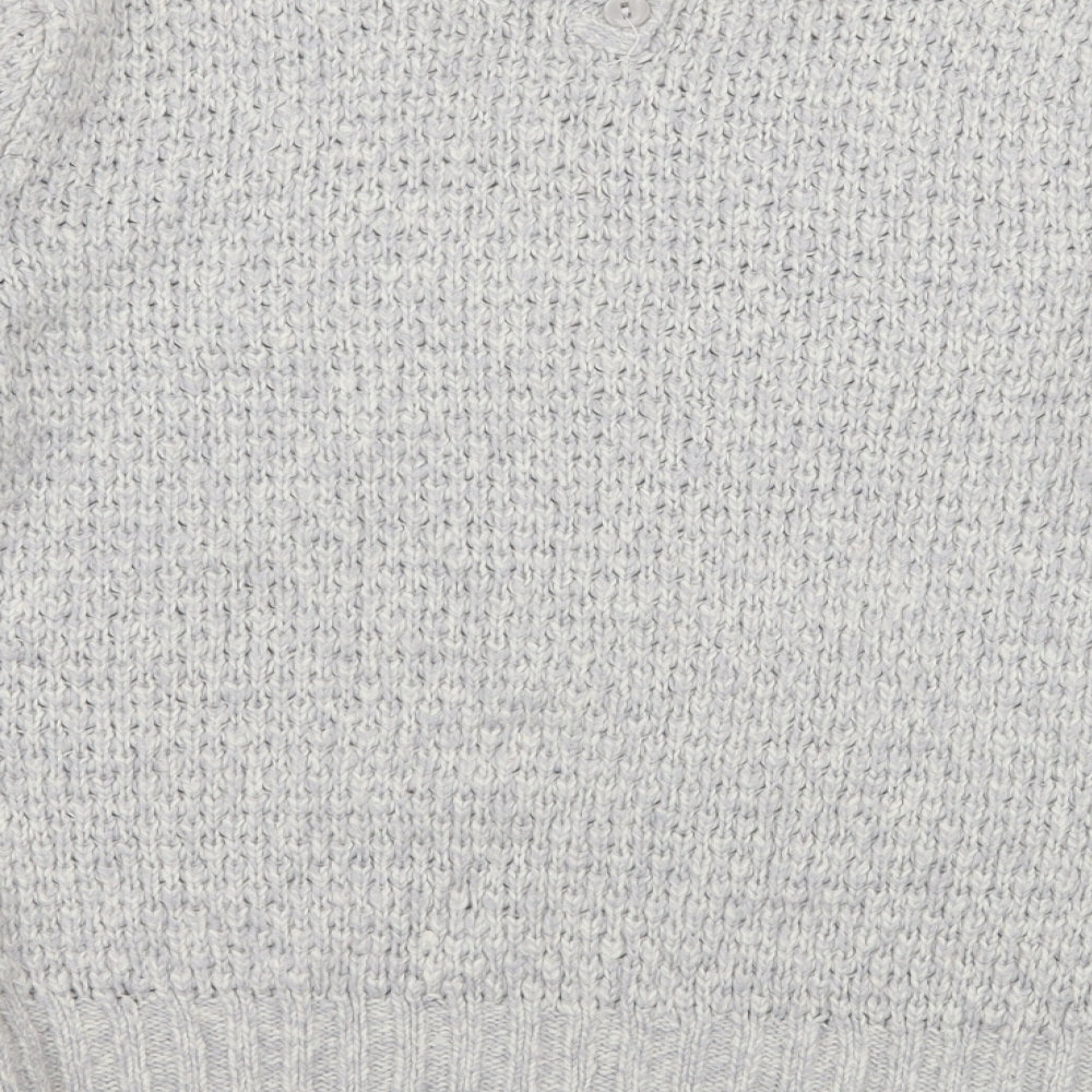 Primark Womens Grey Knit Pullover Jumper Size M