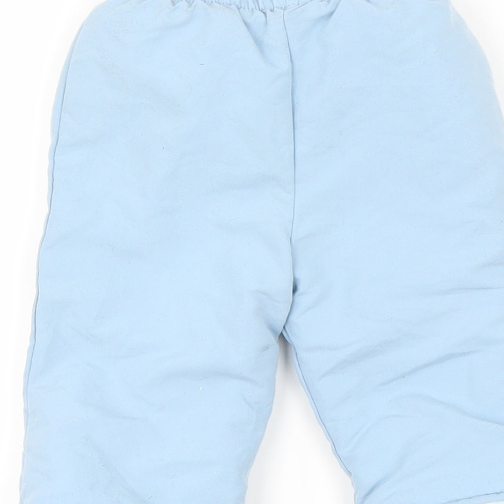 Preworn Boys Blue Rain Trousers Trousers Size 0-3 Months