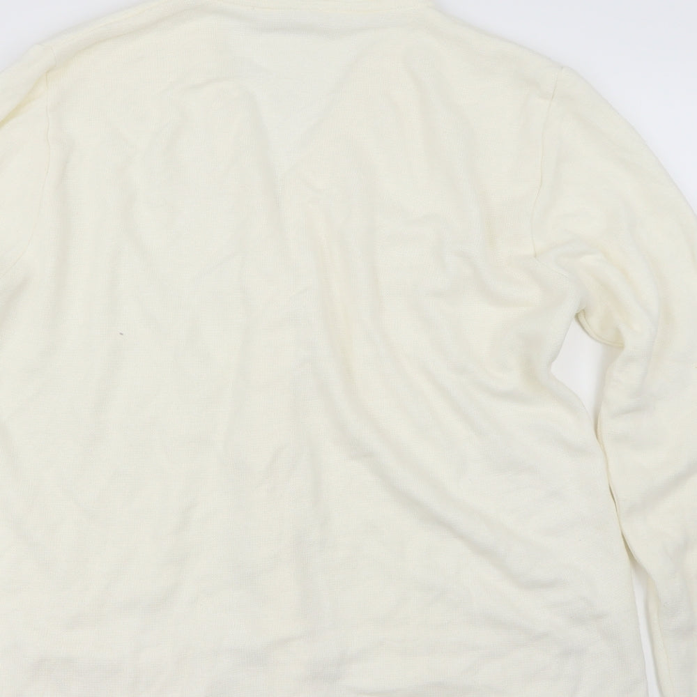 Classics Womens Ivory Cardigan Jumper Size 14