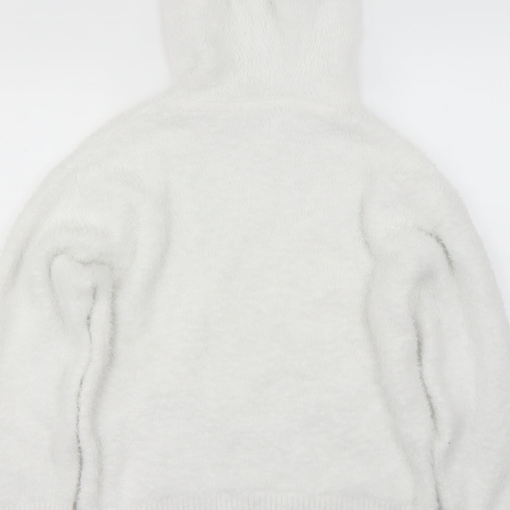 George Womens White Pullover Jumper Size 8