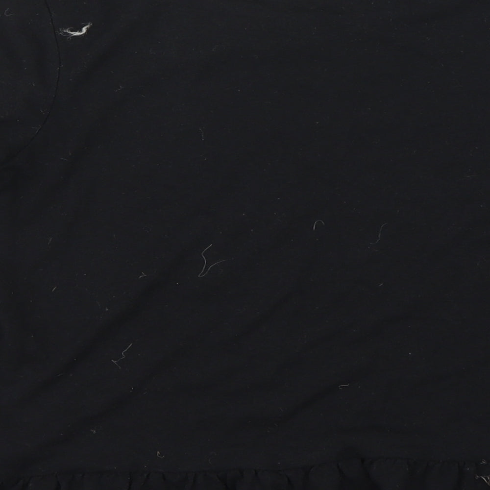 H&M Womens Black Basic T-Shirt Size XS