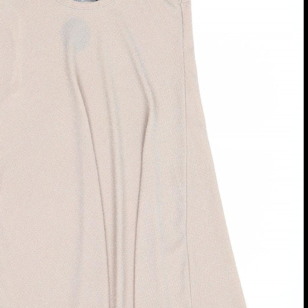 Atmosphere Womens Gold Skater Dress Size 6