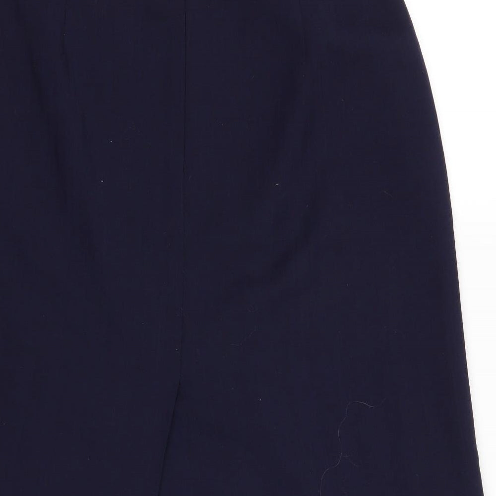 Preworn Womens Blue A-Line Skirt Size 28 in