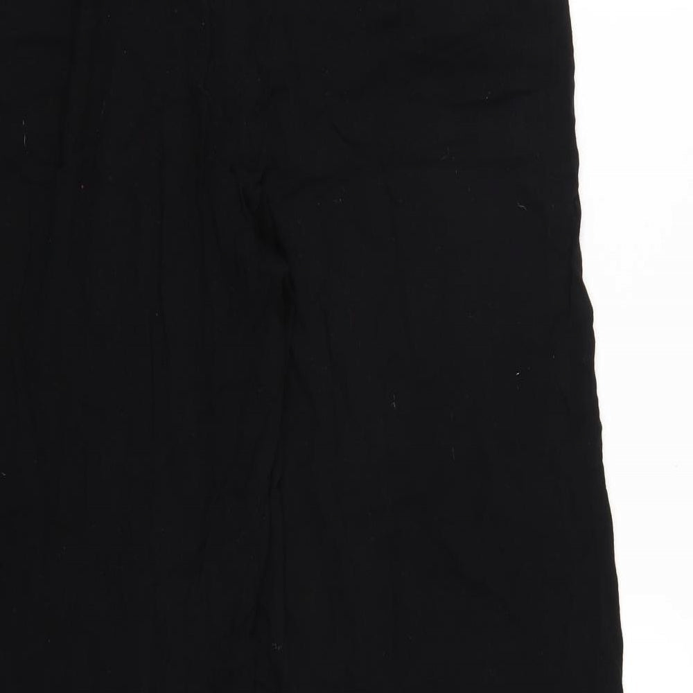 Misspap Womens Black Trousers Size 8 L31 in