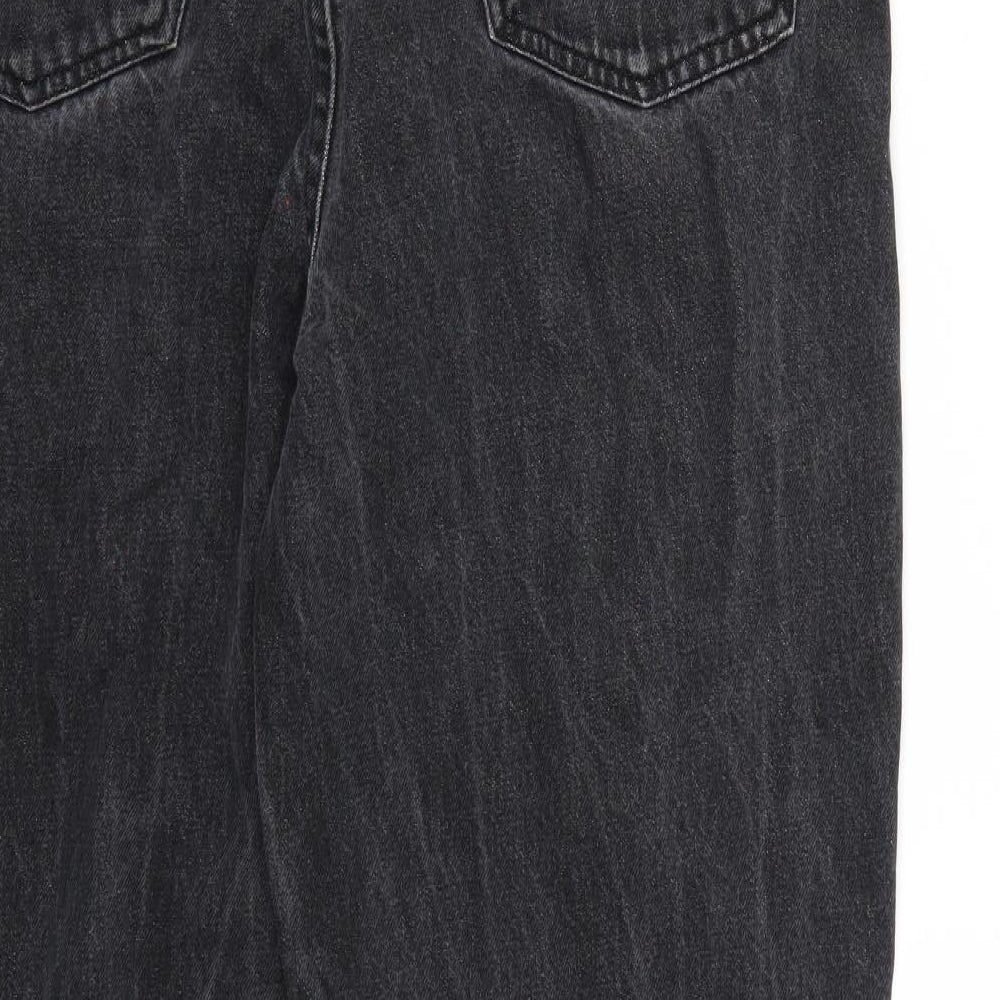 Preworn Womens Black Straight Jeans Size 38 L32 in