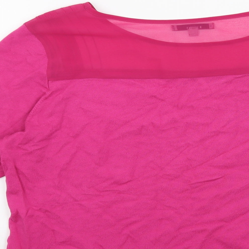 Per Una Womens Pink Pullover Jumper Size 18