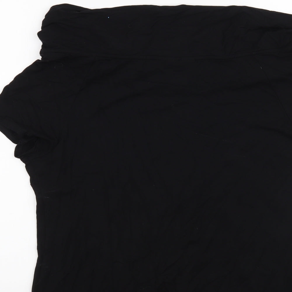 Country Casuals Womens Black Basic Blouse Size XL