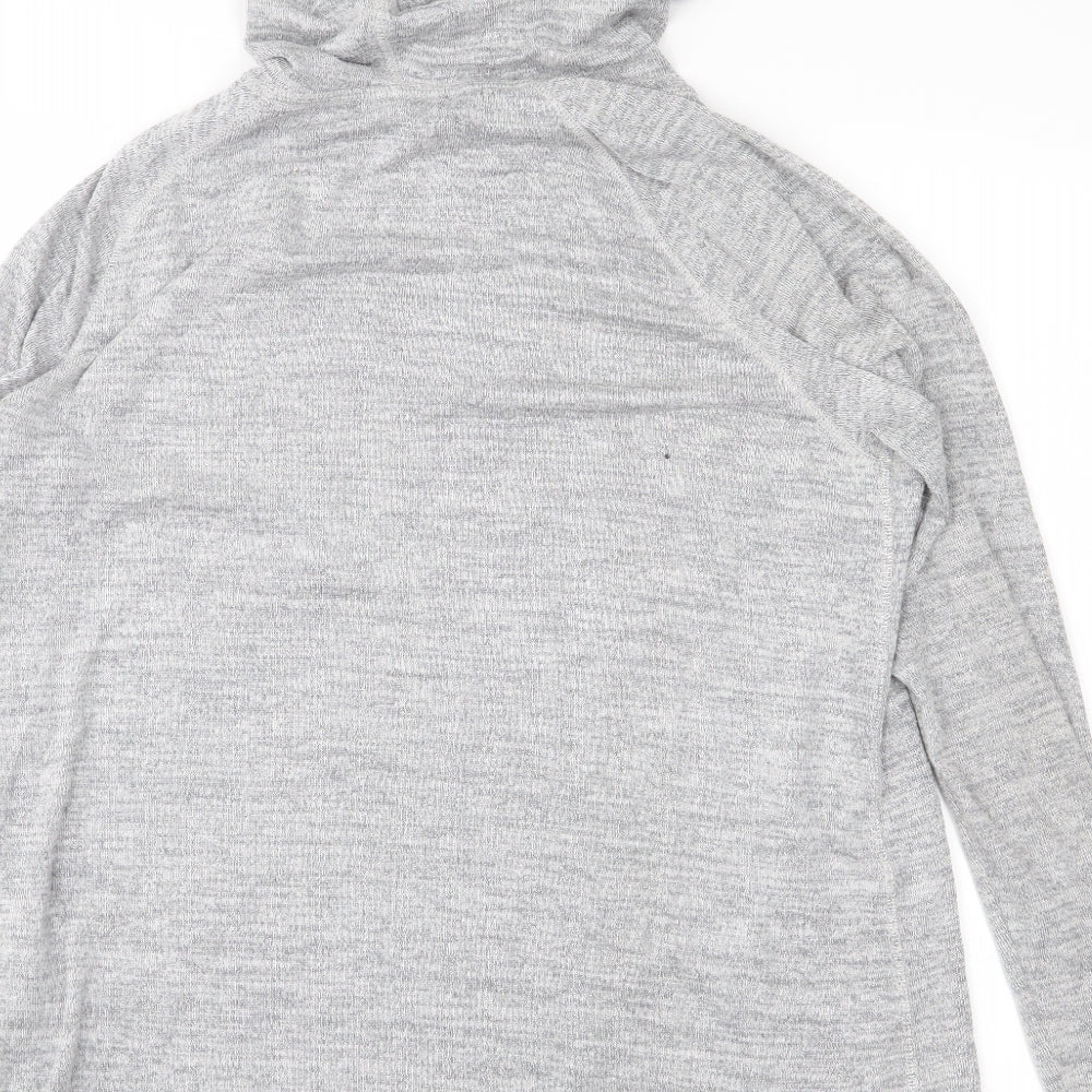 H&M Girls Grey Pullover Hoodie Size 14 Years