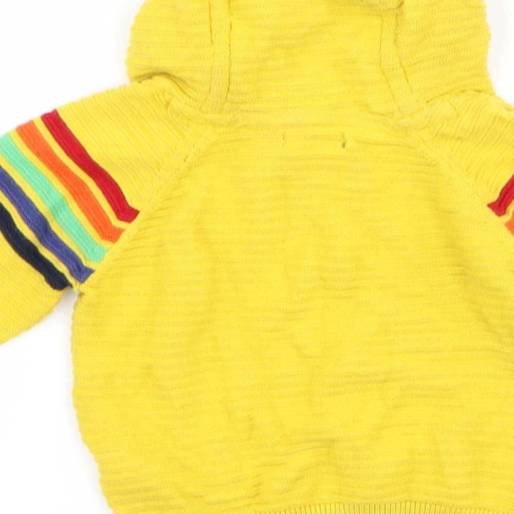 NEXT Boys Yellow Striped Jacket Size 3-6 Months