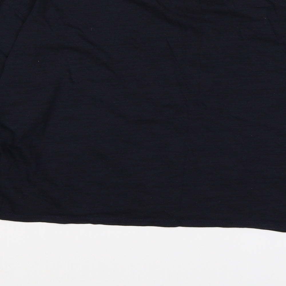 Topshop Womens Blue Basic T-Shirt Size 12