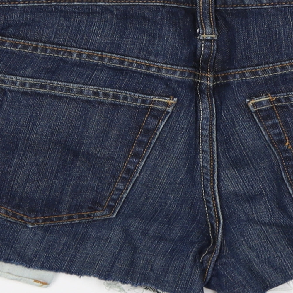 Old Navy Womens Blue Denim Cut-Off Shorts Size 12
