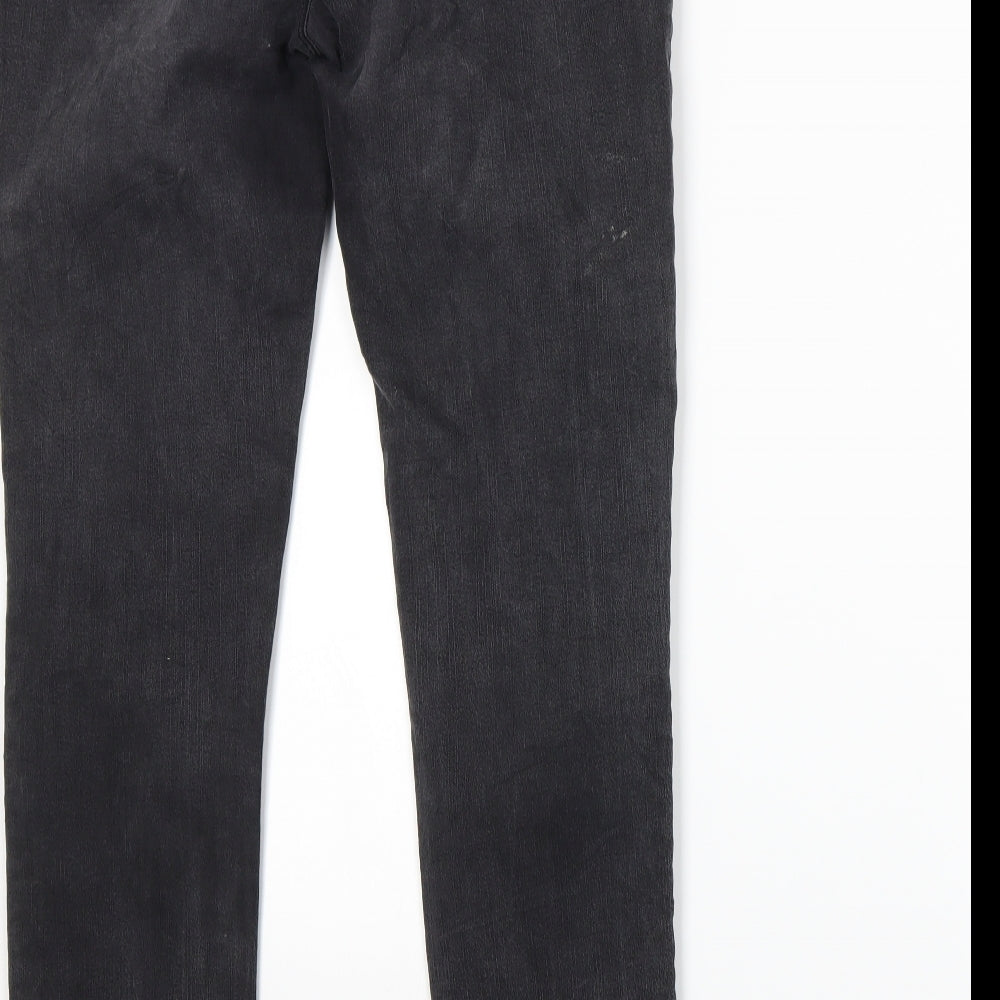 Love Denim Womens Grey Skinny Jeans Size 16 L29 in