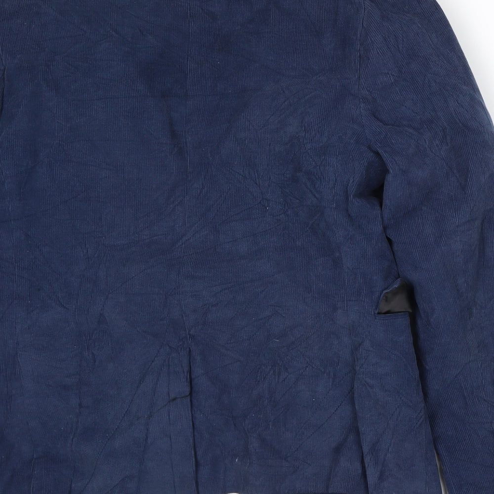 Burton Mens Blue Jacket Suit Jacket Size M