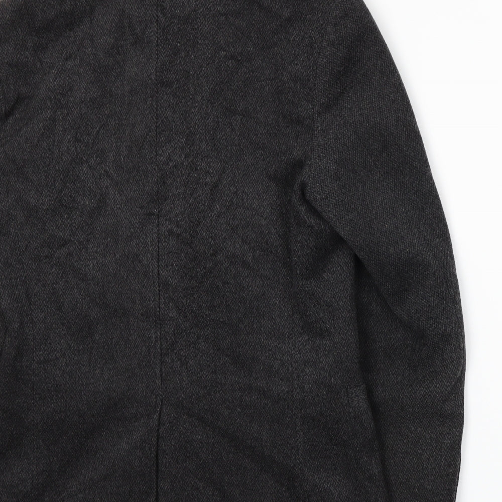 Focus Mens Grey Jacket Coat Size S