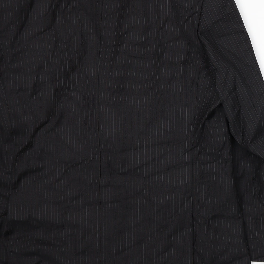 Brook Taverner Mens Grey Jacket Suit Jacket Size XL