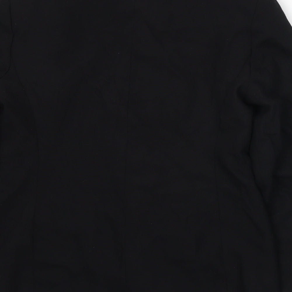 Richards Womens Black Jacket Suit Jacket Size 12