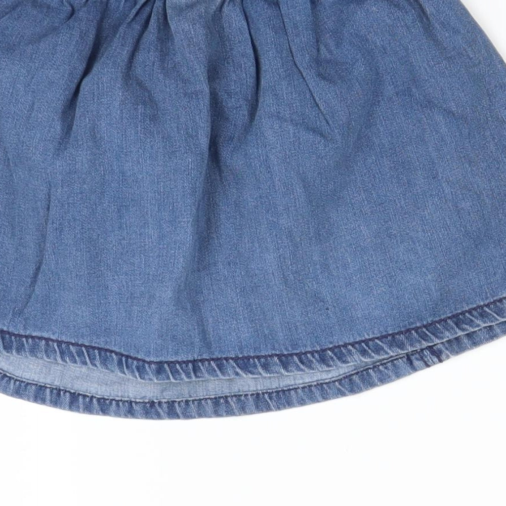 Next Girls Blue Mini Skirt Size 18 Months