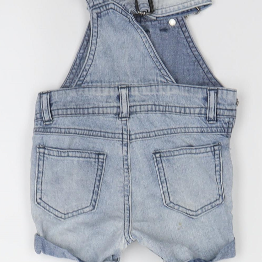 Next Blue Dungaree One-Piece Size 3-6 Months