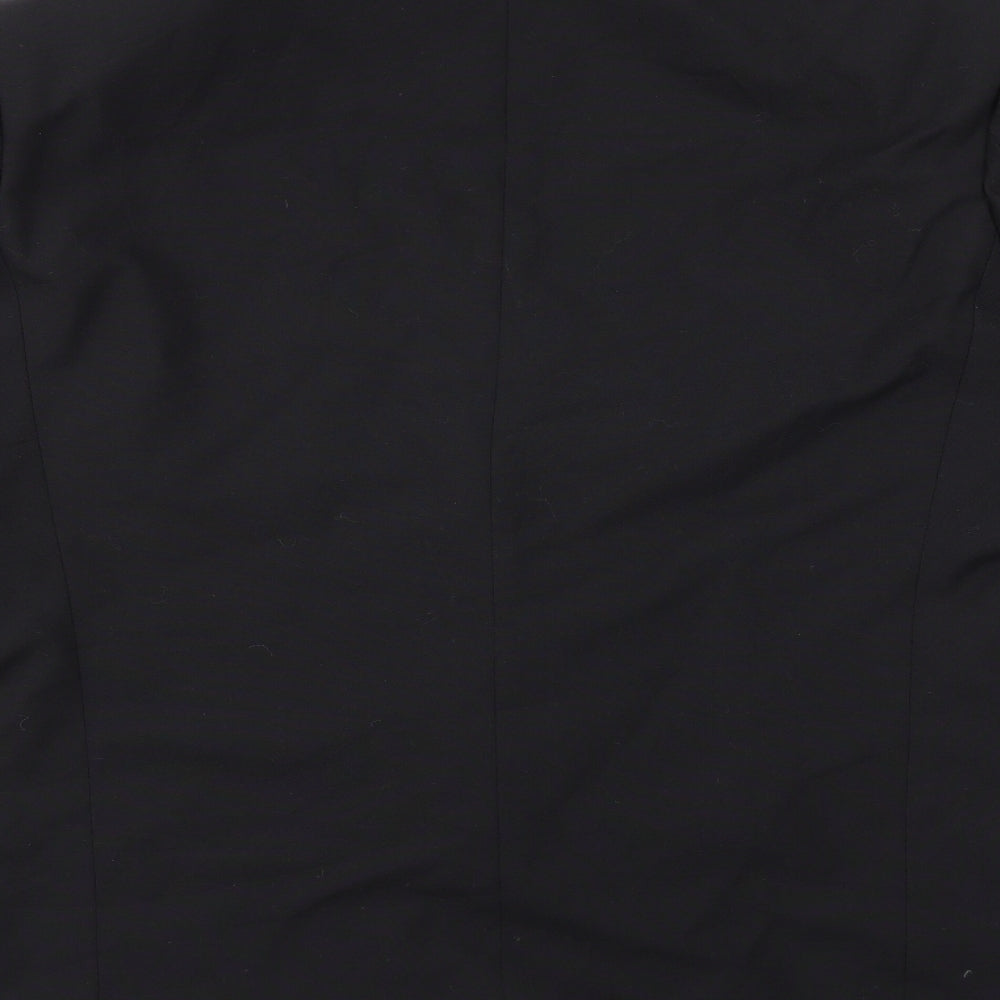 Preworn Mens Black Jacket Suit Jacket Size 40