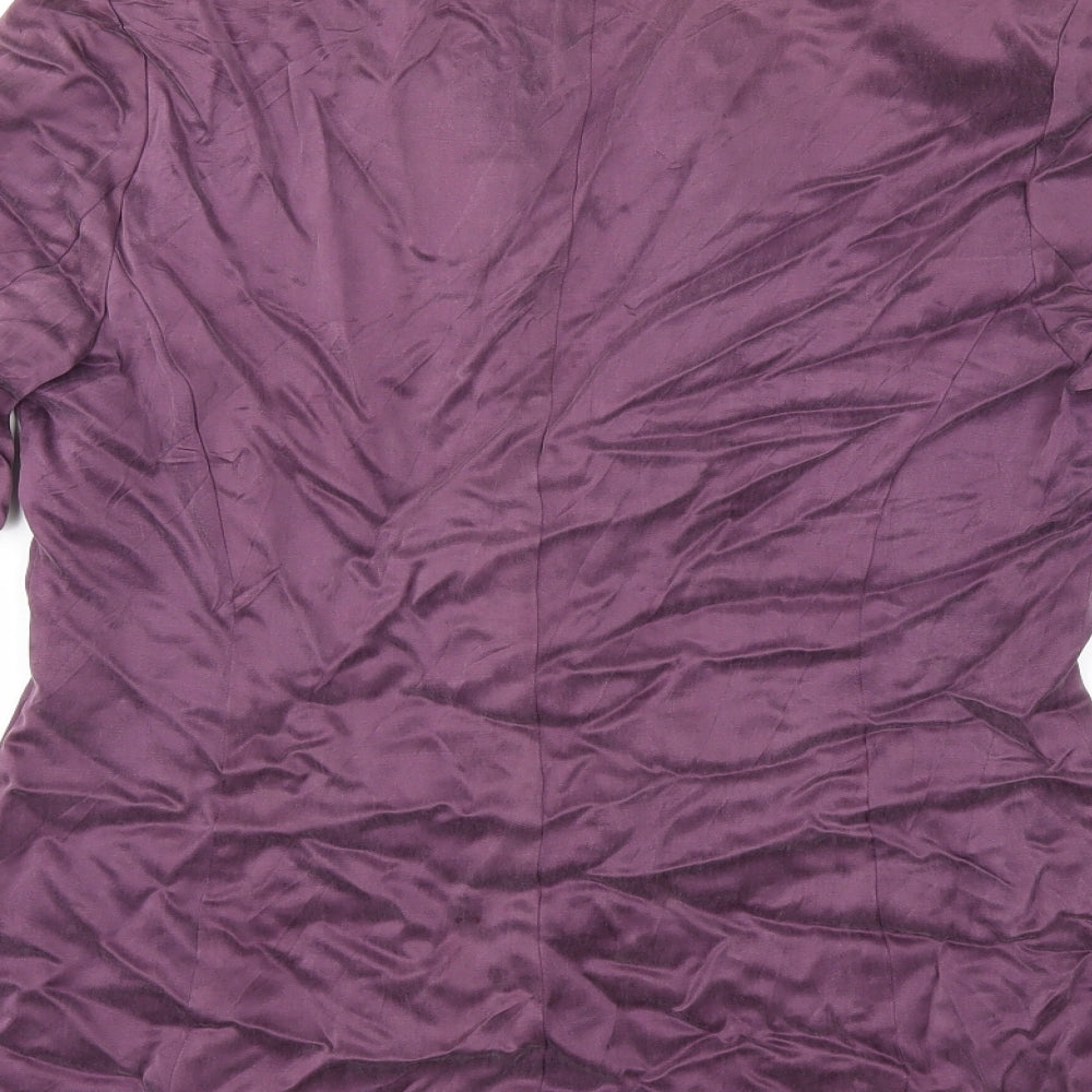 Richards Womens Purple Jacket Size 14