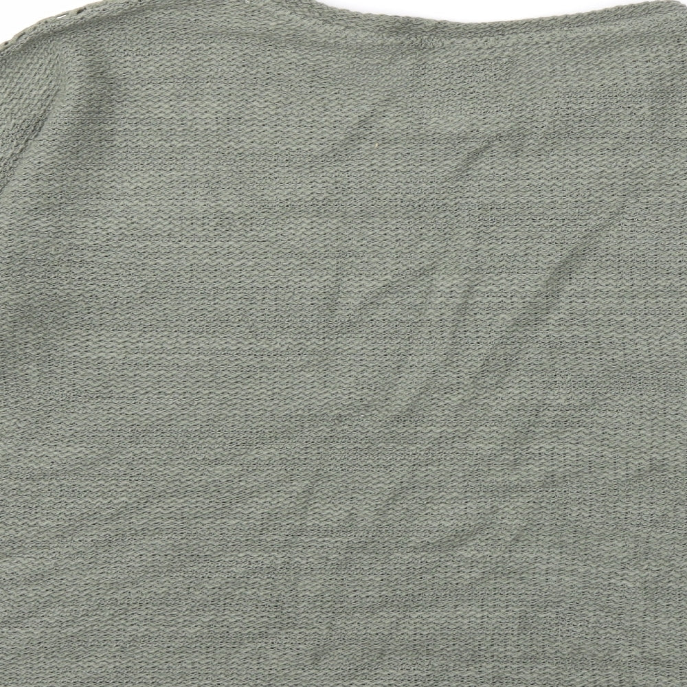 Made for me Womens Green Knit Pullover Jumper Size 16
