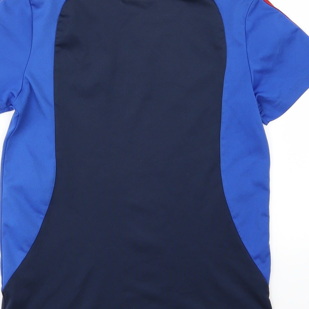 Forty4 Boys Blue Basic T-Shirt Size 10-11 Years