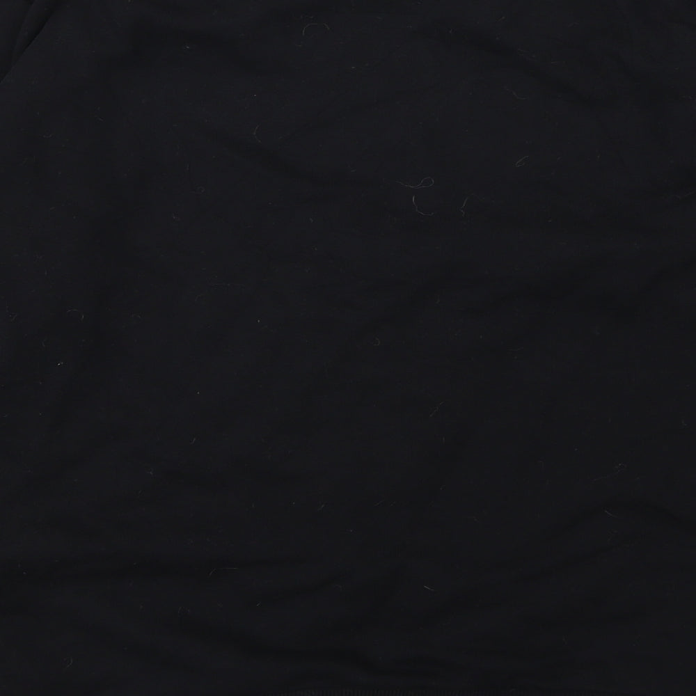 New Look Girls Black Striped Jersey Pullover Sweatshirt Size 14-15 Years - Not sorry