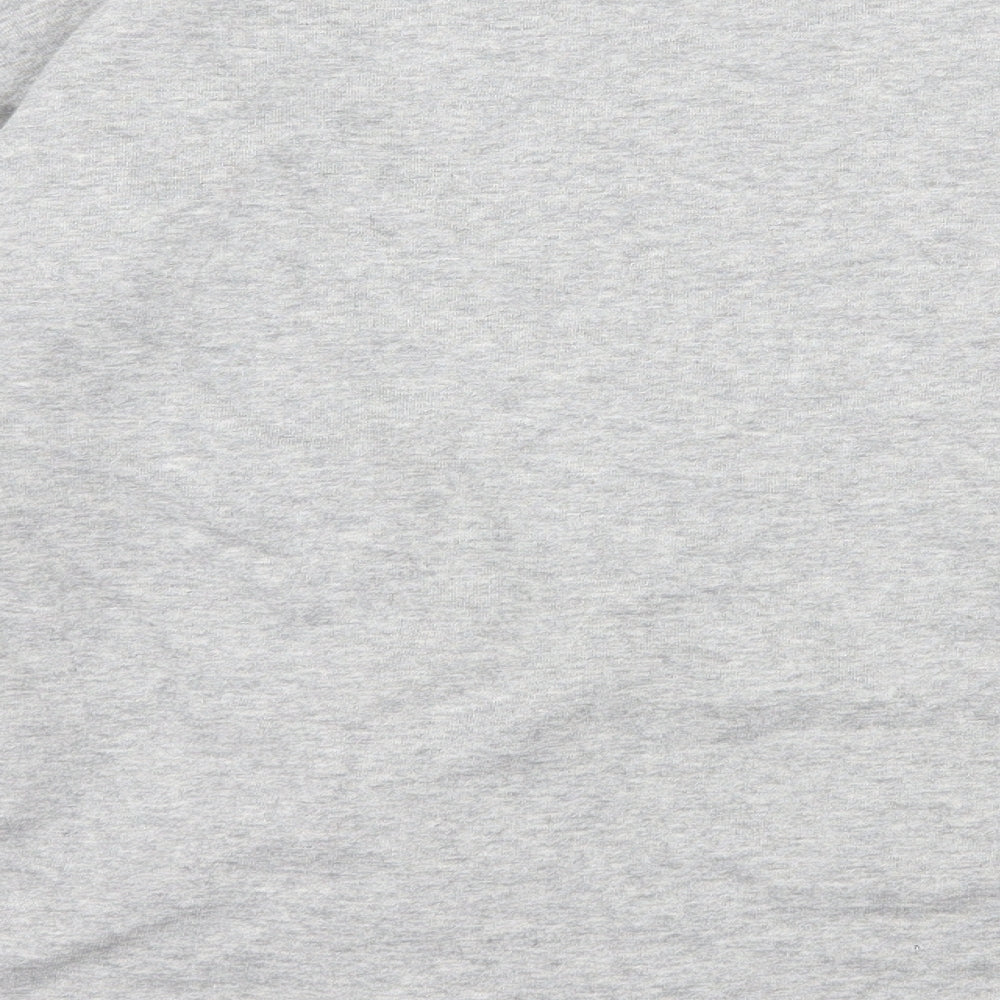Timing Womens Grey Jersey Pullover Sweatshirt Size S - Lace up detail
