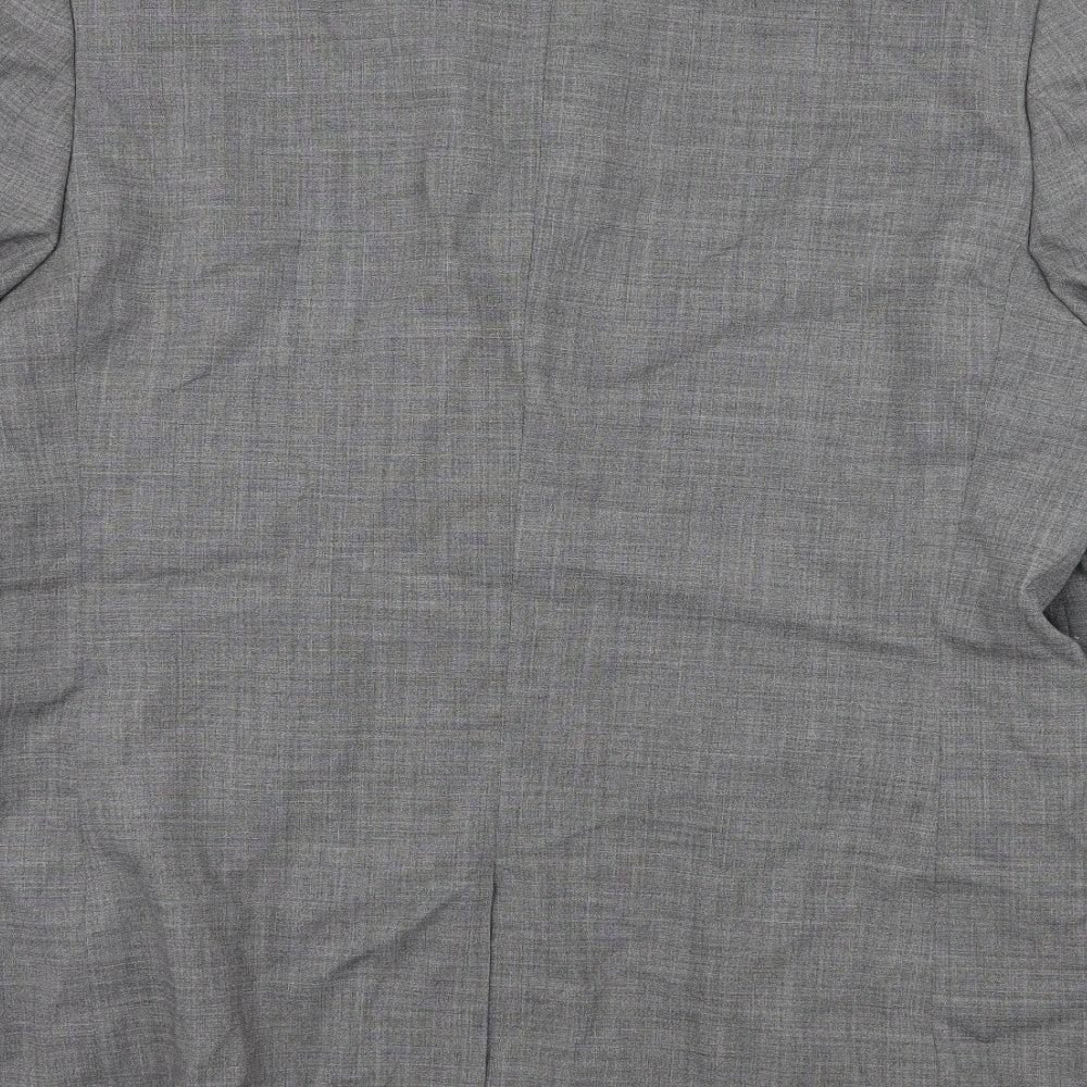 Principles Mens Grey Jacket Suit Jacket Size XL