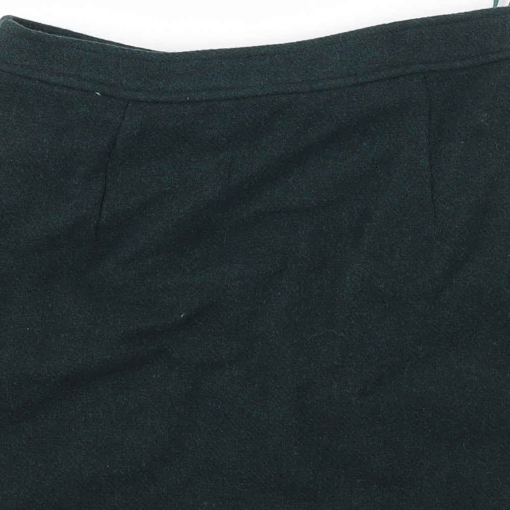 New Look Womens Green A-Line Skirt Size 10