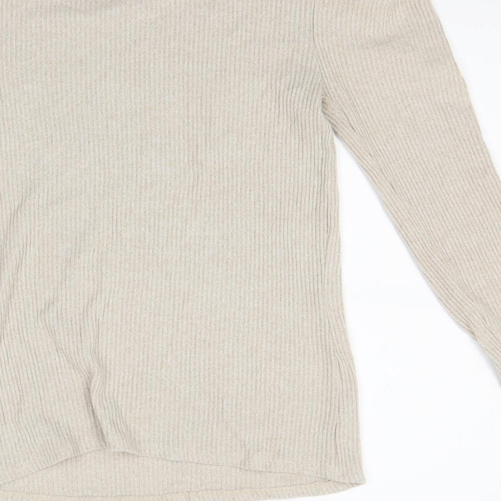 George Womens Beige Pullover Jumper Size M