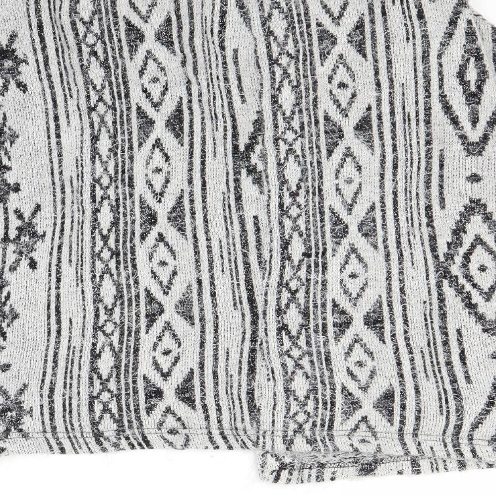 Atmosphere Womens Grey Cardigan Jumper Size S