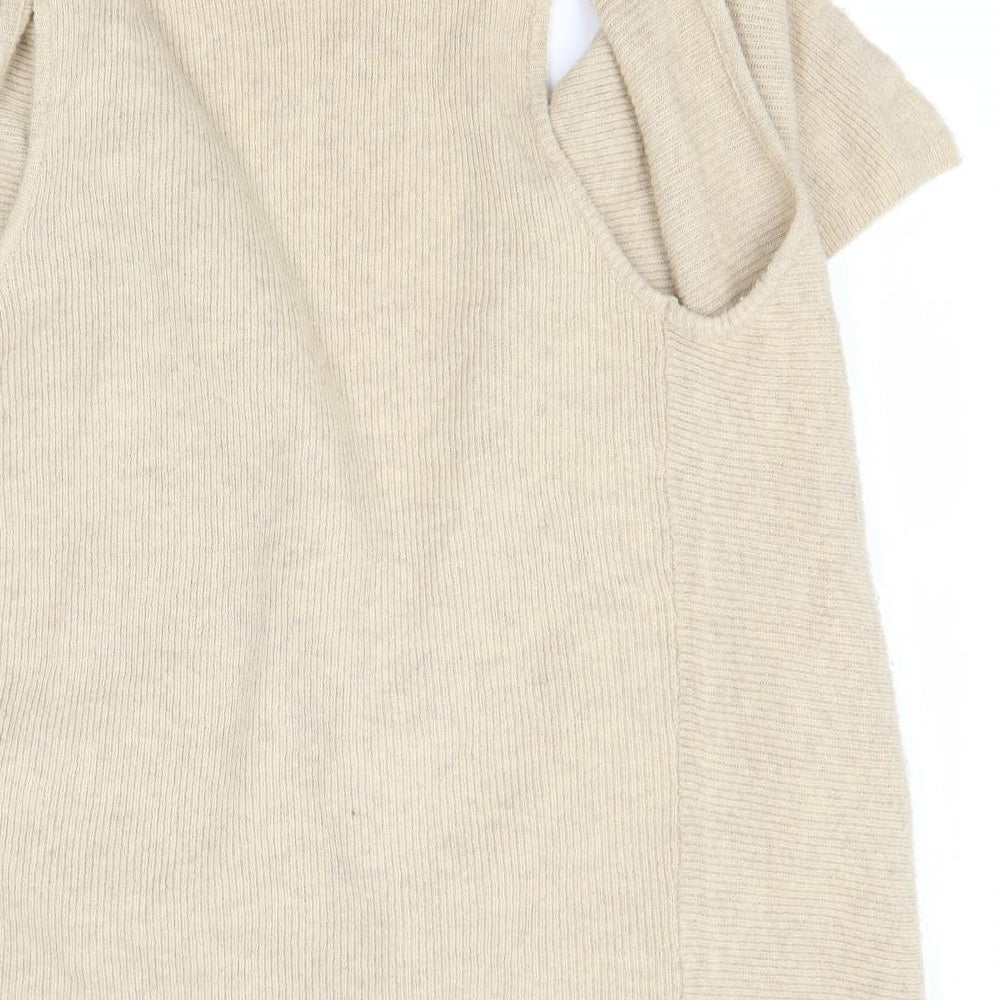 Dunes Womens Beige Cardigan Jumper Size L