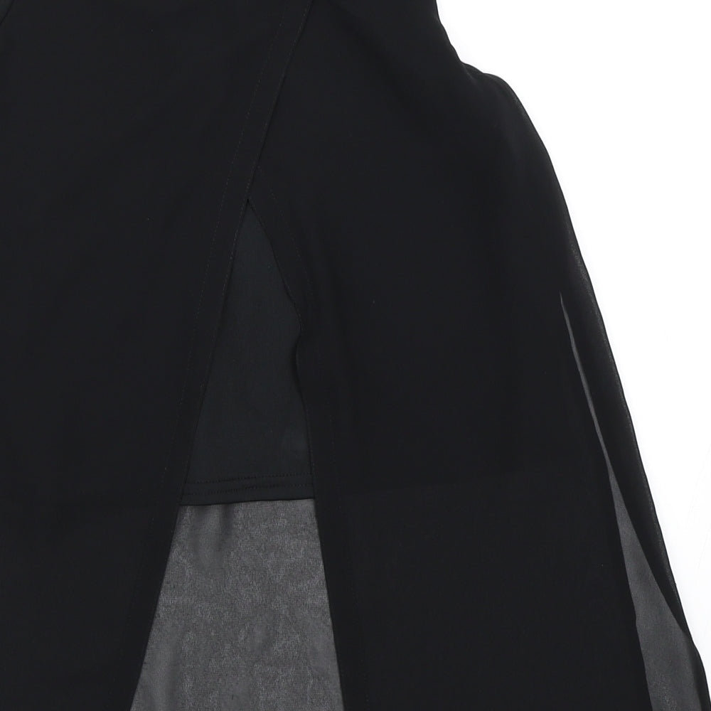 H&M Girls Black Basic Blouse Size 8-9 Years